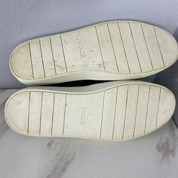 Vince Shoes Womens 10 M Slip On Grey Wool Black Suede Leather Interior Urban Men - Picture 5 of 5